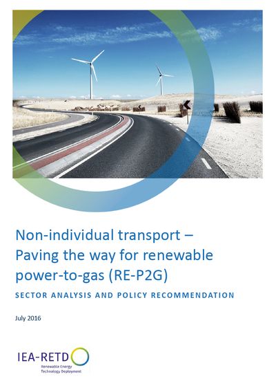 Non-individual transport - Paving the way for renewable power-to-gas